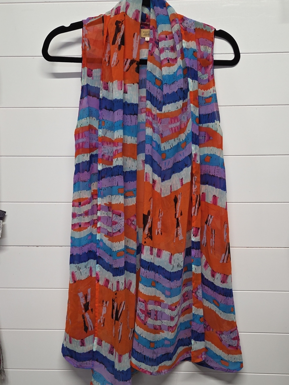 Piko 1988 Sleeveless Blouse Womens Size Small